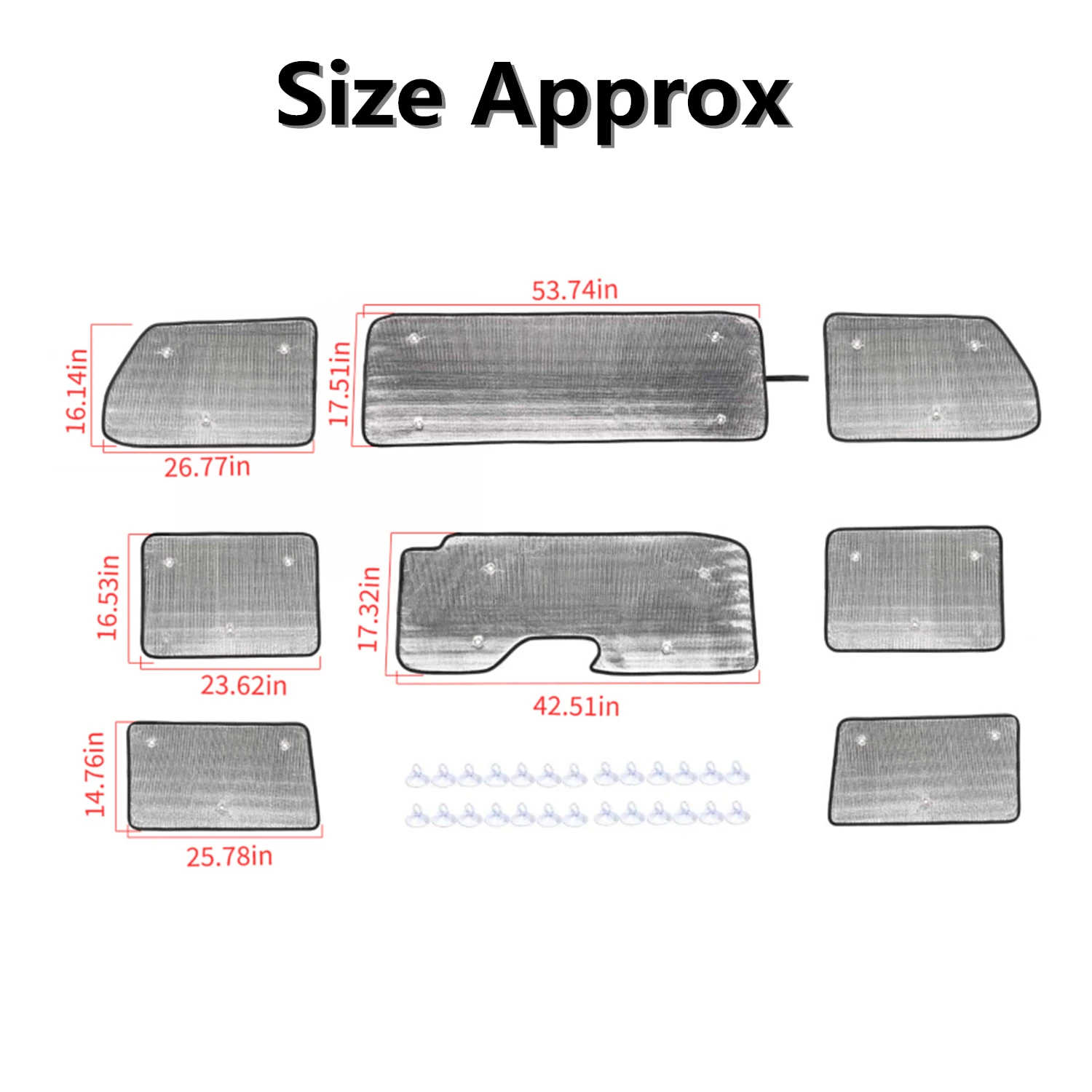 Car Window Windshield Sunshade Cover Sun Visor Pad Anti-UV Protection for Jeep Wrangler JL 4-Door 2018-2023 Interior Accessories - view 3