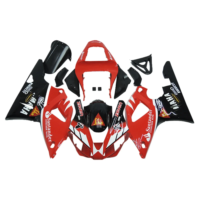 Juego de carenado para motocicleta, Kit de carrocería de plástico para Yamaha YZFR1 YZF-R1 YZF R1 2000 2001, accesorios de inyección, cubierta de