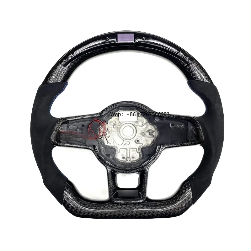 

Custom Carbon Fiber Steering Wheel for GOIF Non-Slip Grip High-Tech Finish and Racing Style for Cars
