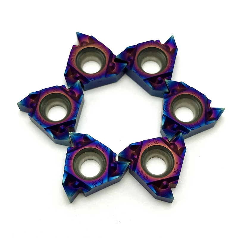 MMT16ER AG60-S MMT16IR AG60-S Inserto in metallo duro Utensile per tornitura filettata Inserto per tornitura professionale in acciaio inossidabile Rivestimento nano CNC