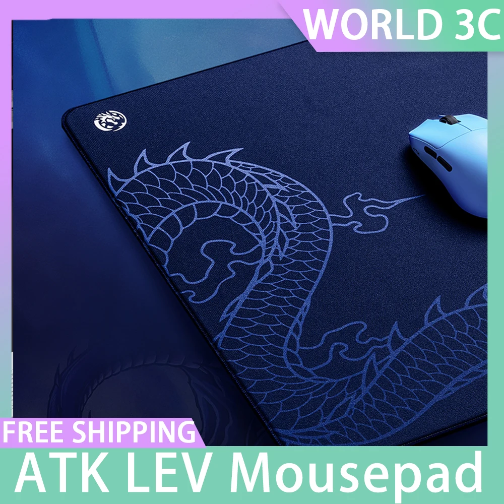 ATK LEV Mousepad XSOFT Poron Primer Composite Fiber Surface Sinking Edging Non-Slip FPS Gaming Mouse Pad PC Accessories Custom