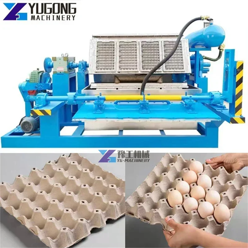 Factory Supply Paper Egg Tray Machine Egg Carton Box Making Machine Egg Pallet Production Line for Sale with Good Price