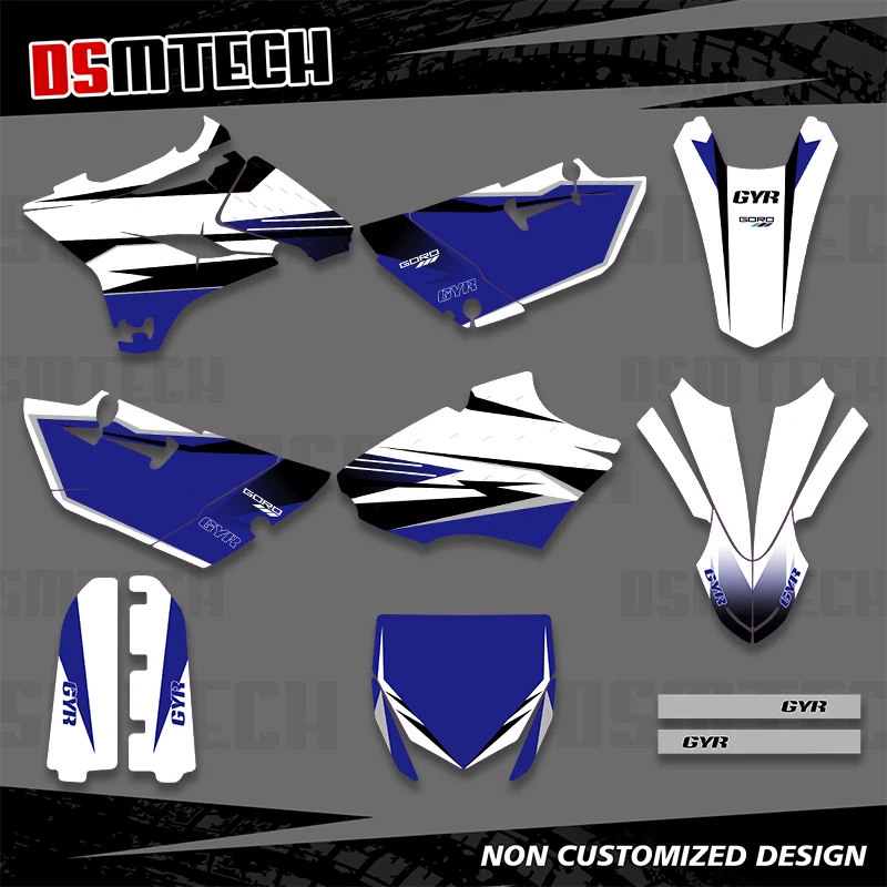 

DSMTECH For Yamaha YZ YZ85 85 85YZ 2015-2021 2019 2018 2017 2016 Motorcycle Sticker Decals Custom Full Set Graphics Background