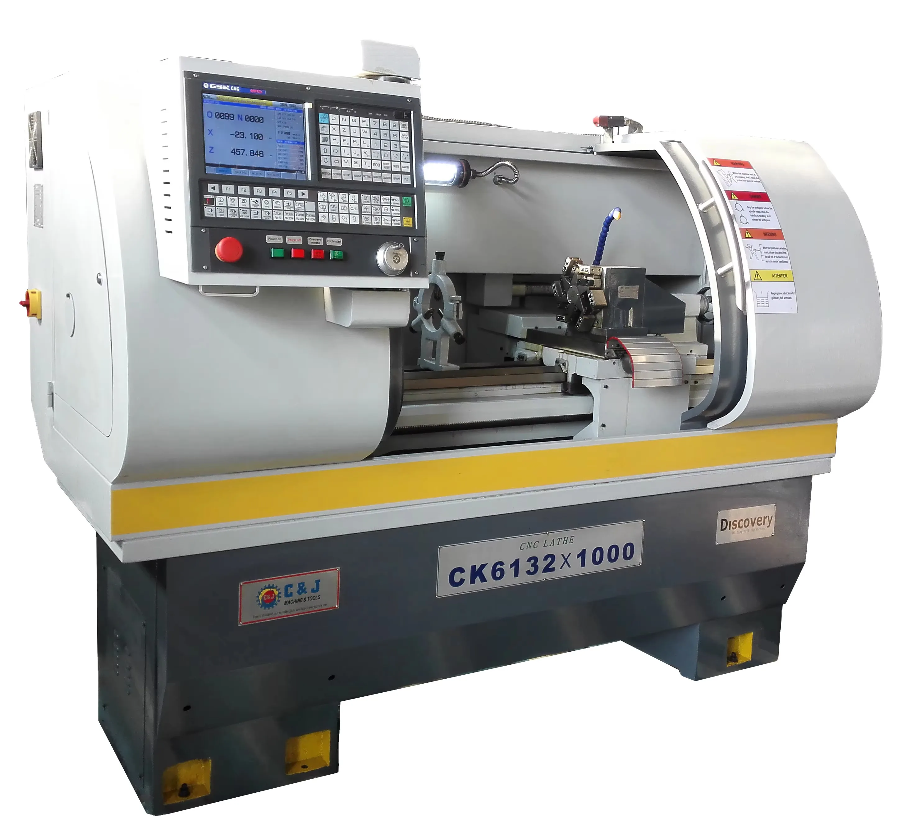 Ck6132 Lathe With Cyder Chuck & 6 Position Tool Post