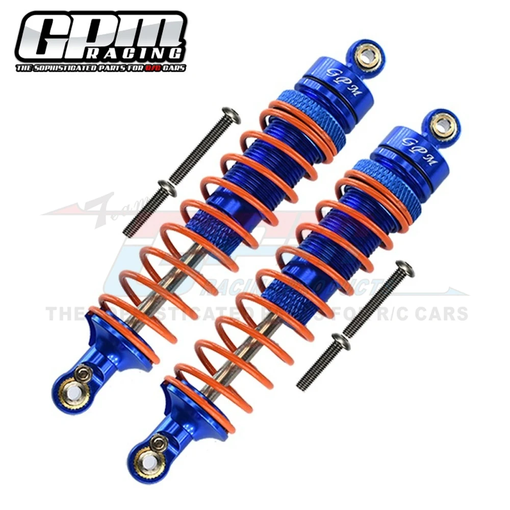 GPM for ARRMA 1/8 TYPHON 1/10 Granite Big Rock Crew Senton 4X4 3S Upgrade Parts Metal Bold 102MM Front Shock Absorber AR330550