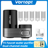 Vortopt Faucet Mount Tap for Sink Drinking 350 Gallons Water Purifier 5 Filters for Water Filtration System Faucet Water Filter