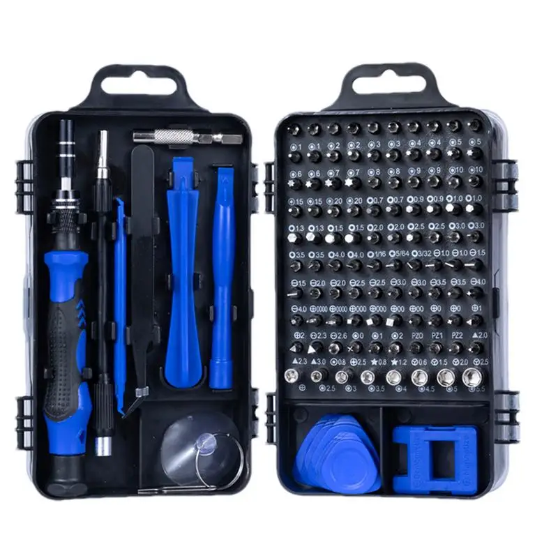 

Electronics Screwdriver Set 115 In 1 Screwdriver Bit Set Precision Screwdriver Bits Multipurpose Electronics Repair Kit For