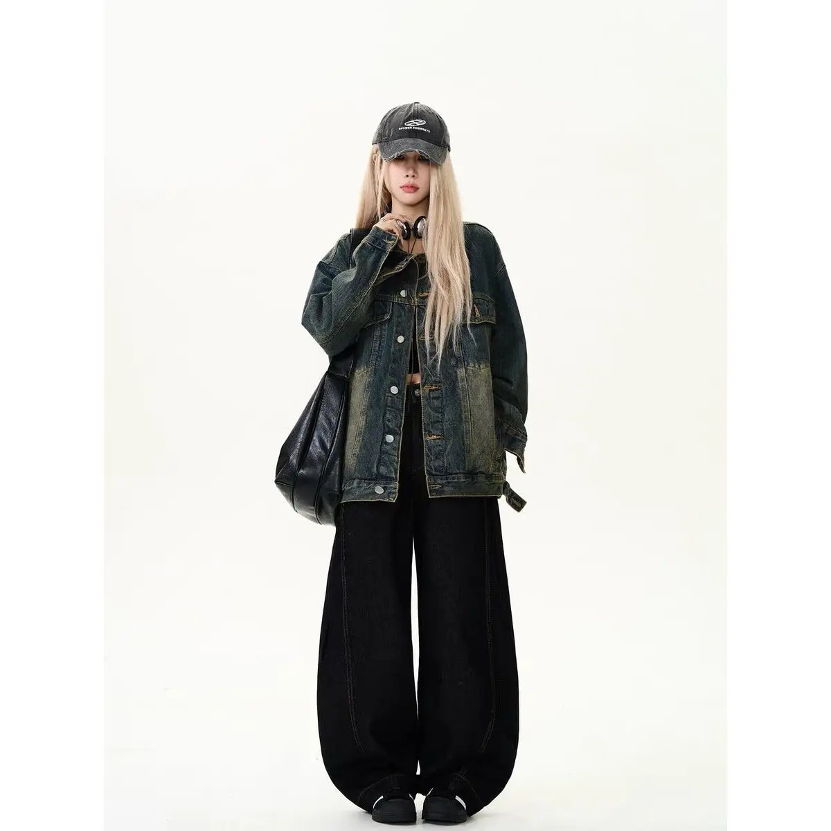 

Мужская джинсовая куртка в американском стиле ретро, весенне-осенняя свободная повседневная верхняя одежда, элитное ощущение, модное, новое поступление