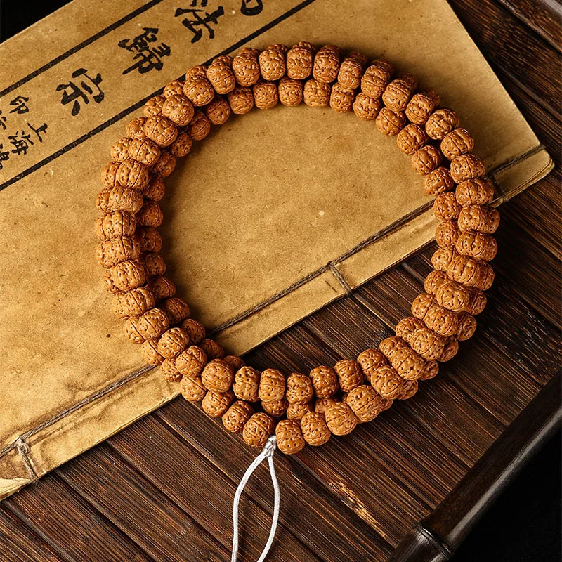 Five-Petal Flower King Small Vajra Seed 108 High-Density Buddha Beads Bodhi Bracelet