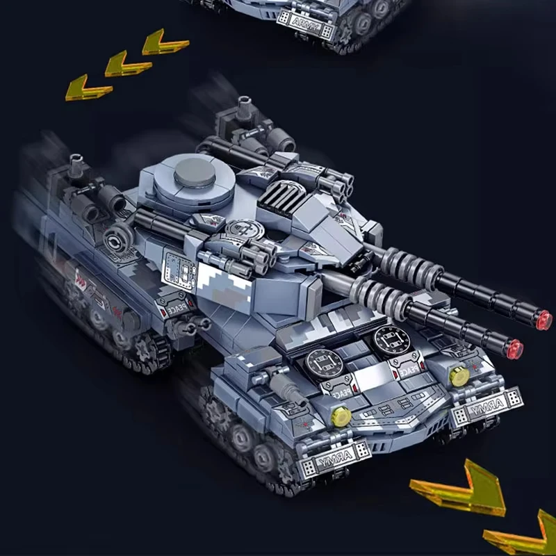 

1388PCS World War II military vehicle tank 8-in-1 aircraft truck model building blocks DIY building blocks Children's constructi