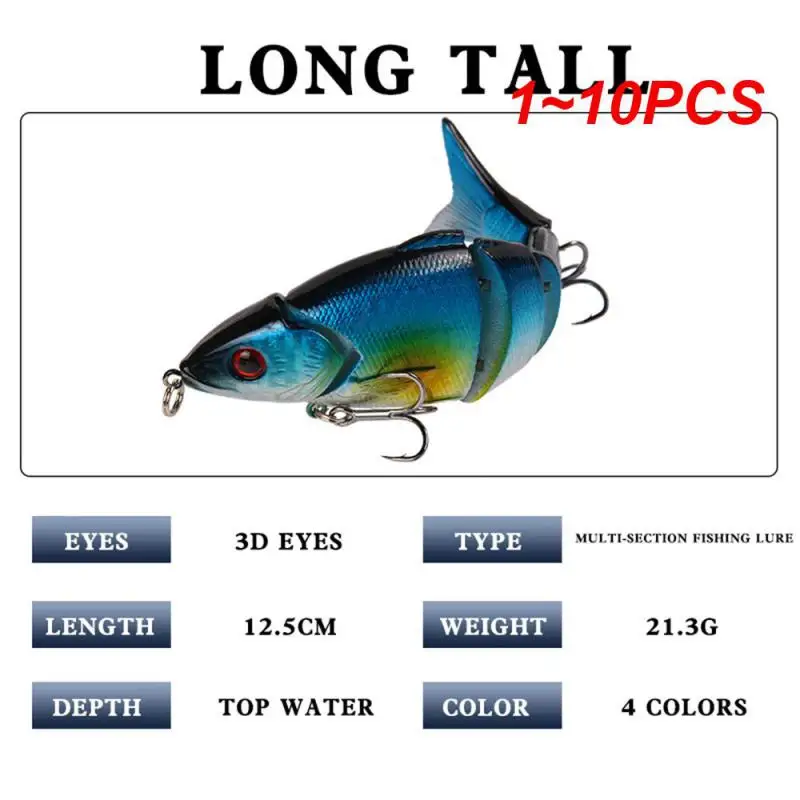 

1~10PCS Fishing Tackle Products Blue Clear And Vivid Stimulate Fish Mouth Strong Penetrating Power Sling Fish Quickly