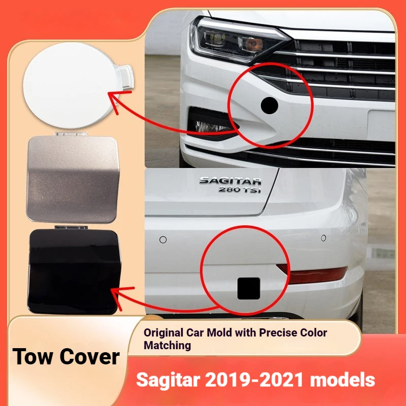 Applicable to 19-21 Volkswagen Sagitar trailer covers, front and rear bumpers, tow hooks, tow rope covers, small covers
