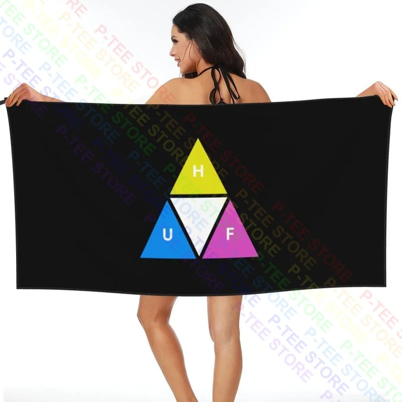 Huf Prism Triple Triangle Quetzal Quick dry Towel New Swimming Sports Towel