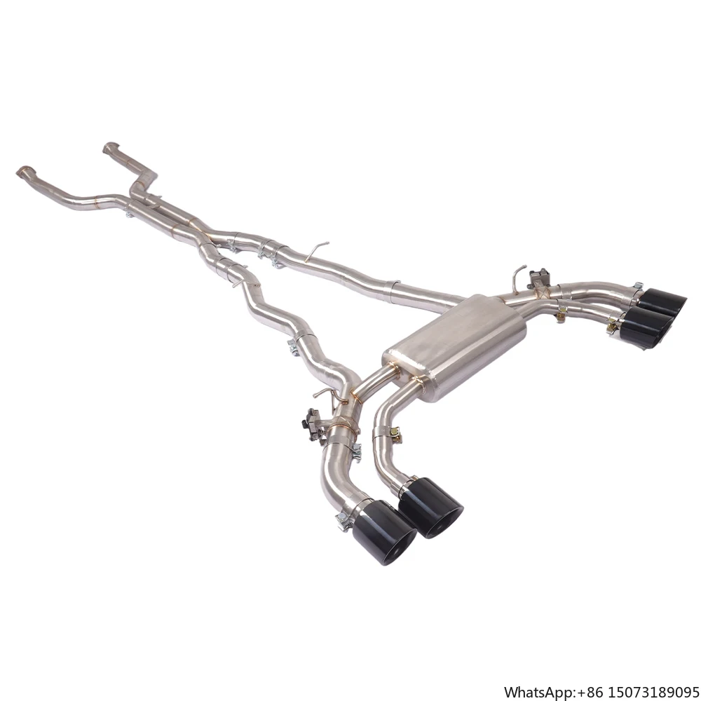 

Выхлопная система M5 F90 для S63 4.4TT Competition, нержавеющая сталь SS304, с клапанами, Valvetronic, Catback