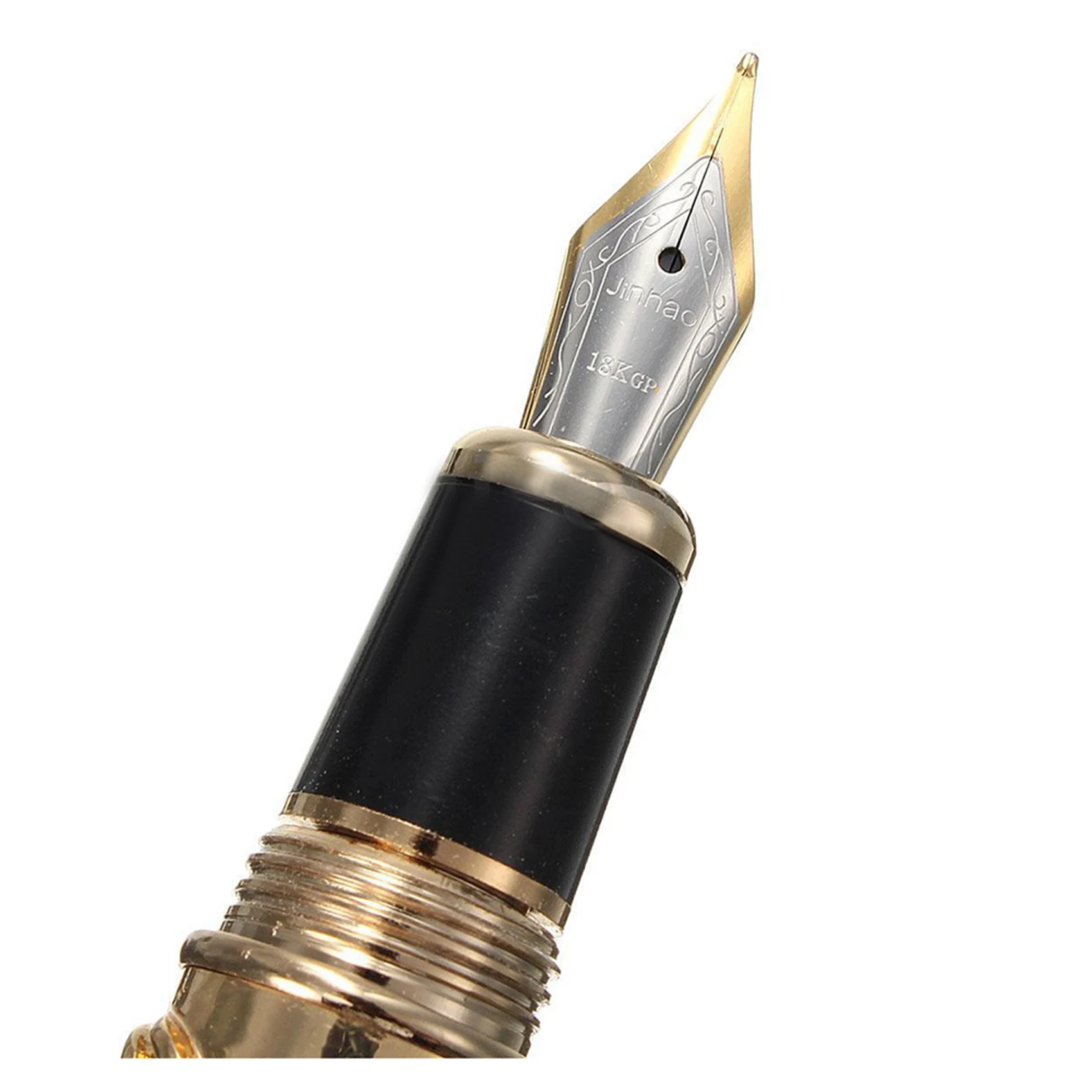 

GW-JINHAO 2PCS Luxury 18KGP 0.5Mm Gold Dragon Dragon Fountain Pen With X750 Chessboard Fountain Pen