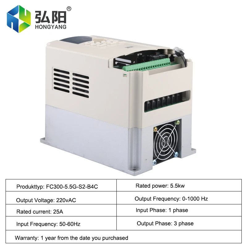 أفضل 5.5KW VFD العاكس 380 فولت محرك التردد المتغير 3PH الناتج ناقلات العاكس المحرك للتحكم في سرعة المغزل جهاز التوجيه باستخدام الحاسب الآلي