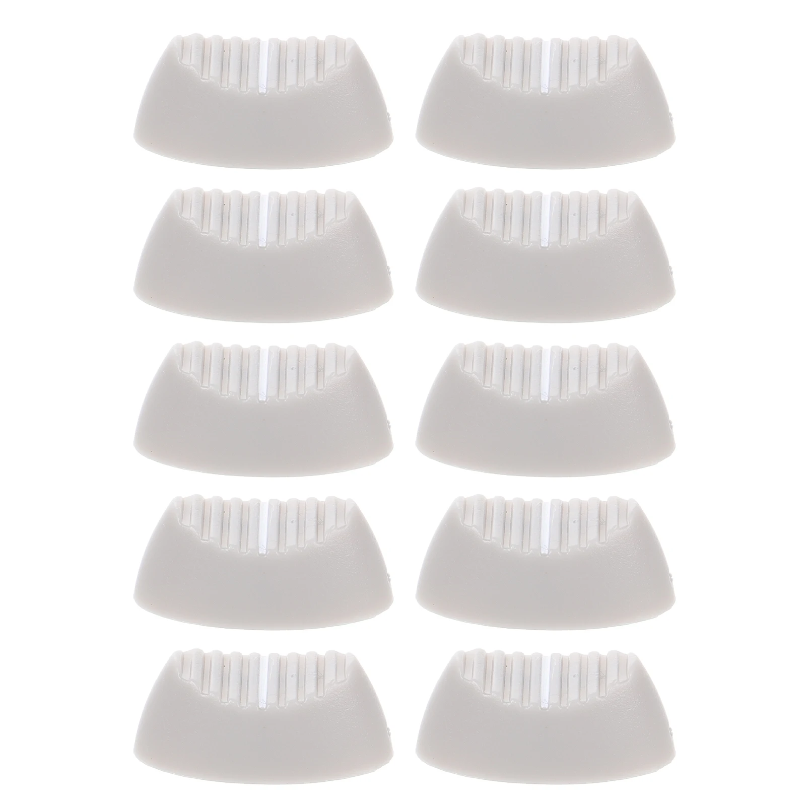 

10Pcs Slider Fader Caps for Mixer Knobs Sound Card Push Buttons Replacement Components Smooth Operation Easy Installation No