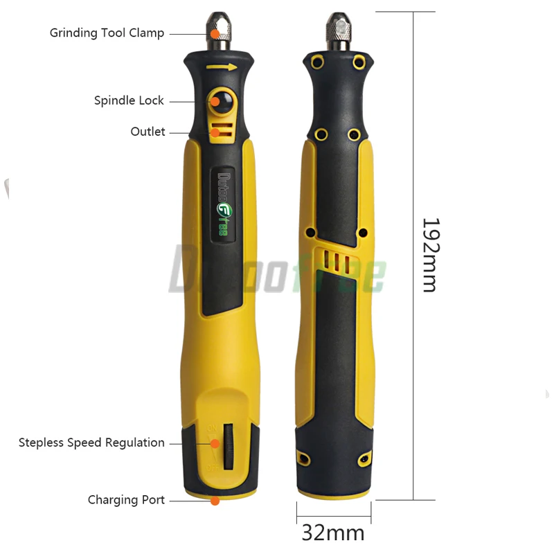 DIY Mini Cordless Drill 50W USB Electric Drill Tools For Jewelry Metal Glass Mini Wireless Drill with Accessories Set 0-18000rpm