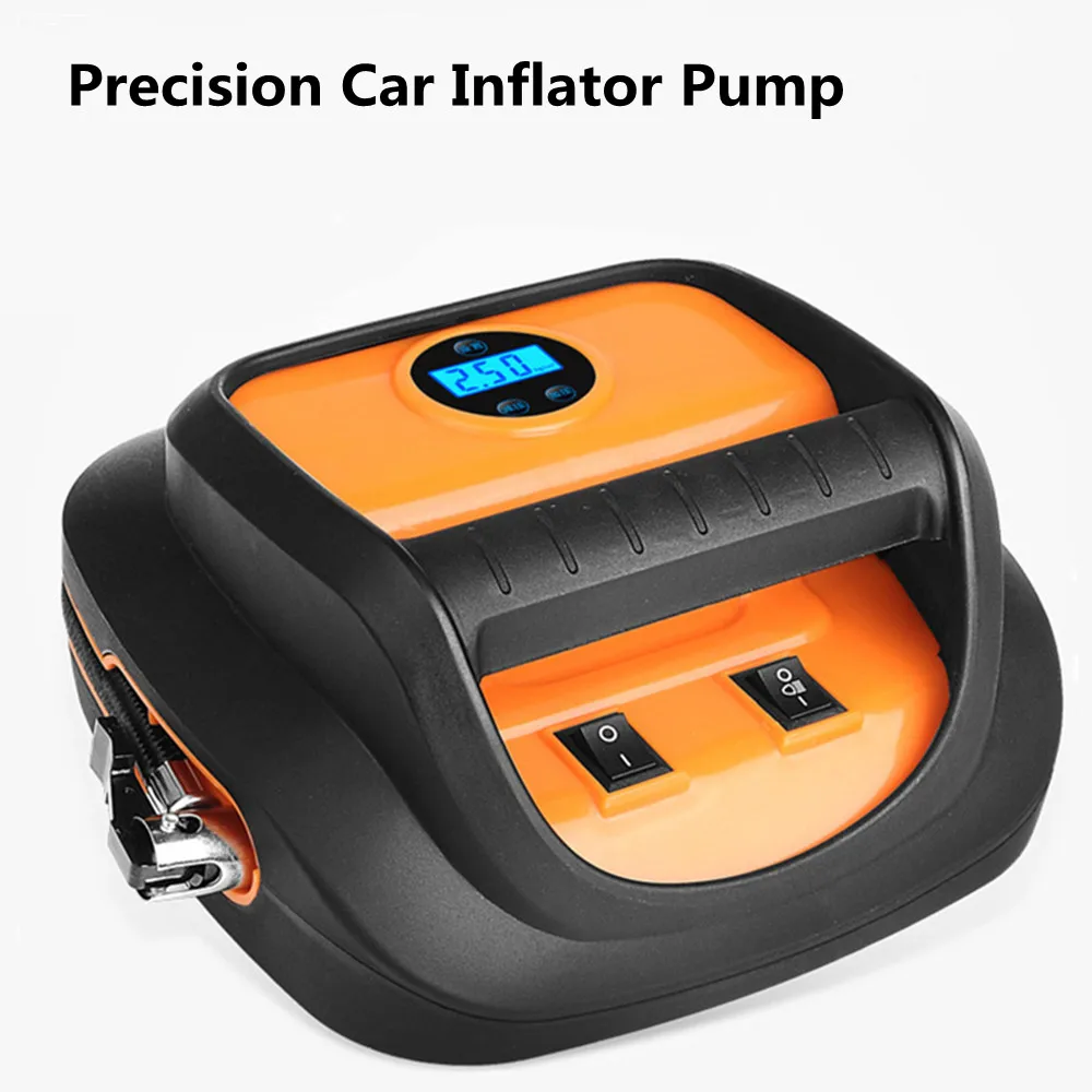 

Car Inflator Pump Emergency Toolbox Car Intelligent Digital Display Preset Tire Pressure Measurement Tire Pump Air Pump