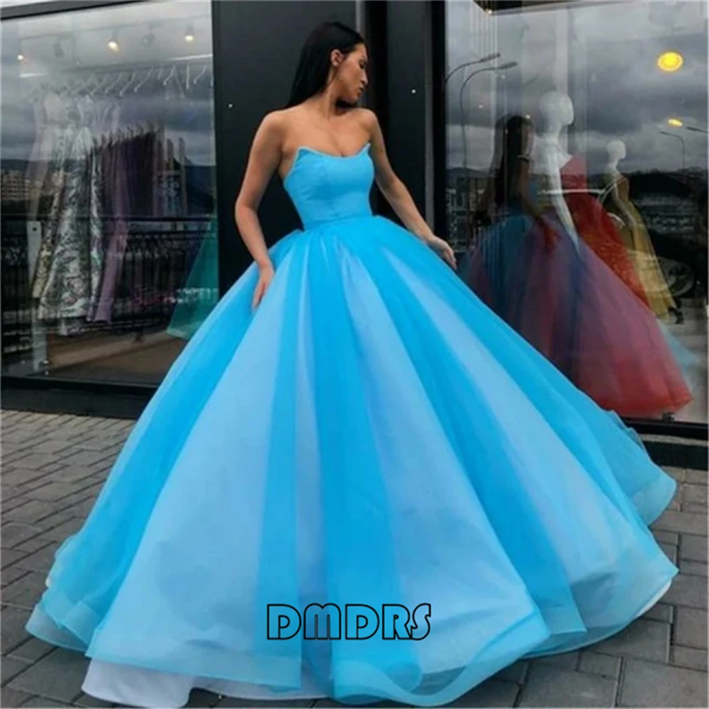 Women's Ball Gown Tulle Dress Sleeveless Floor Length Formal Dresses for Women Party Cocktail Homecoming Evening Outfit