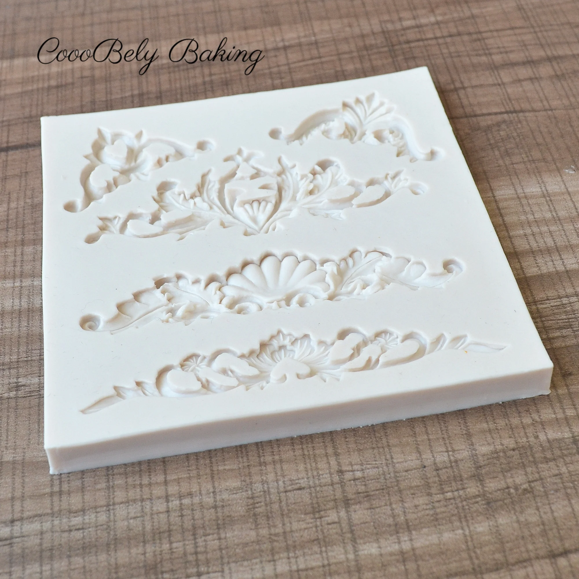 Lace Chocolate Silicone Fondant Mold For Cake Decorating Cookie Baking Gumpastes Moulds Steam Oven Available And Resin Art