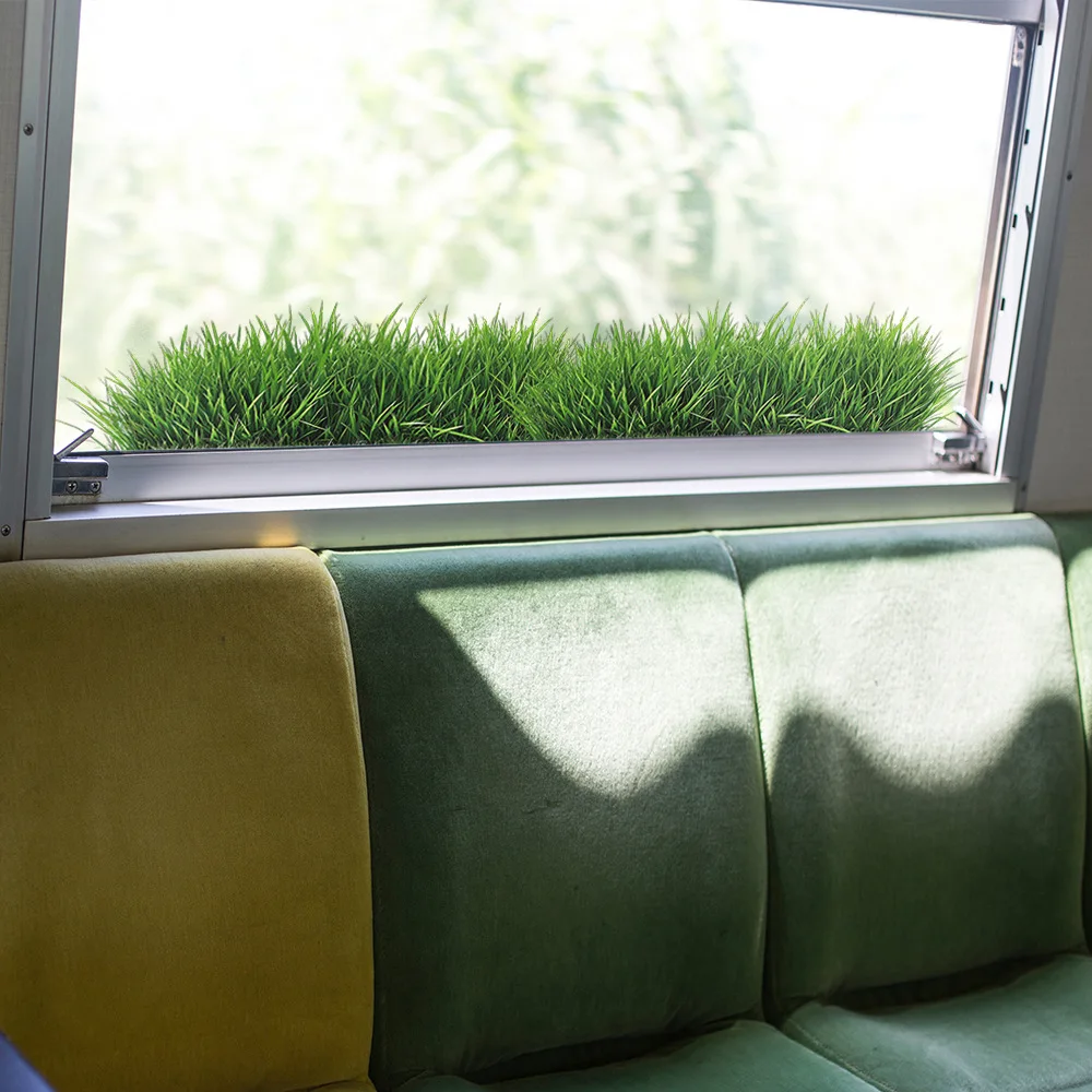 Simulation Grass Wall Sticker, Suitable for Decorative Wall Stickers for The Entrance Area of The Living Roomandhallwaybaseboard view 3