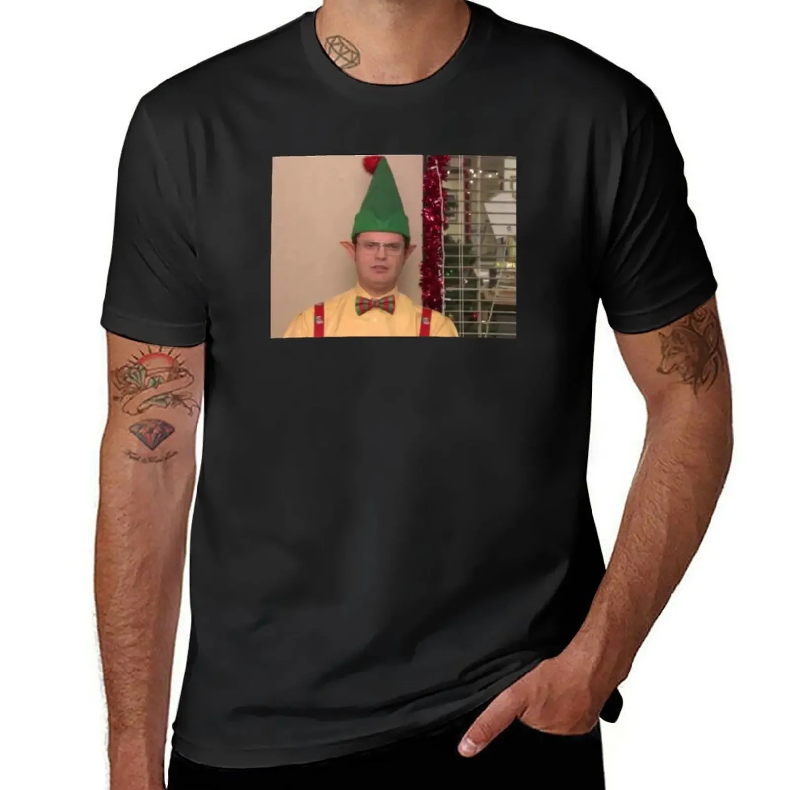 Dwight Schrute Elf - The Office T-Shirt man clothes sports fans funny t shirts for men