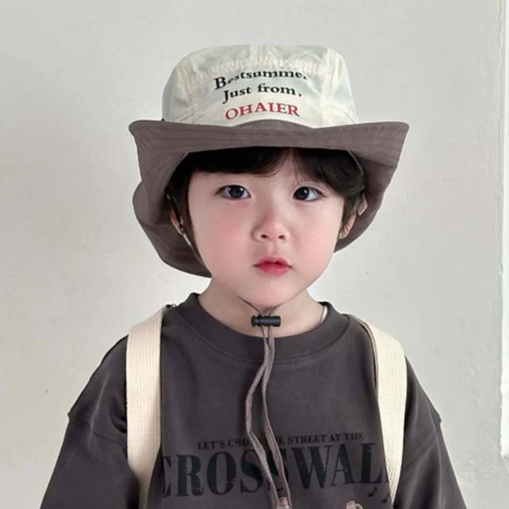 

Korean Style Candy Color Bucket Cap Breathable Comfortable Summer Kid Sun Hat Anti-UV Thin Quick-dry Fisherman Hat Spring