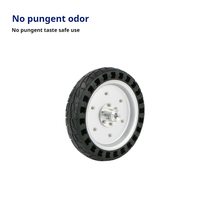 Roda ativa de favo de mel, fixação de grau industrial, 6 polegadas, 8,5 polegadas, 10 polegadas, acessórios de robô ROS não infláveis