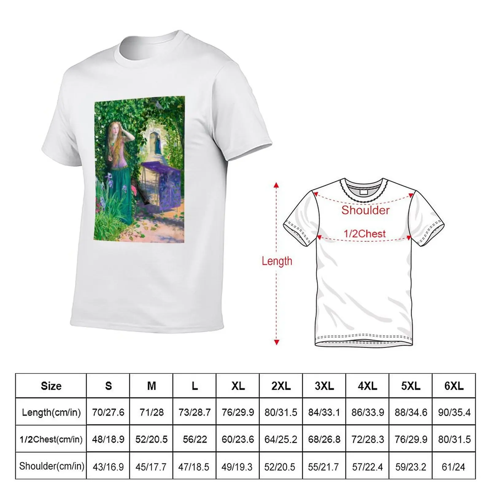 Similar to pre-Raphaelite, Arthur Hughes, Rosamund T-Shirt Funny t-shirt Louboutins T-shirt men