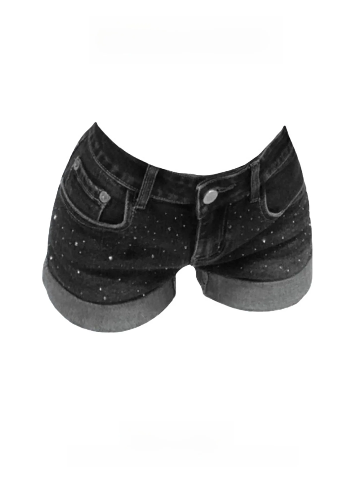 

Американские сексуальные джинсы с низкой талией, джинсовые женские летние винтажные сексуальные брюки с высокой посадкой и бриллиантами, облегающие брюки