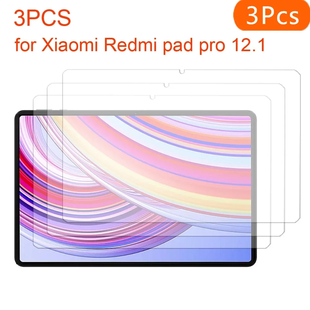 

3 шт. стеклянная пленка для Xiaomi Redmi Pad Pro 12,1 2024 12,1 дюйма, защитная пленка из закаленного стекла для планшета