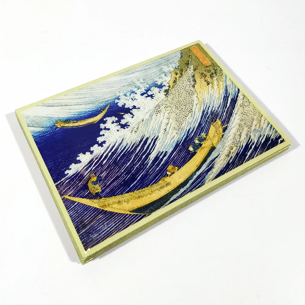 60PCS TCG/PKM/MTG Card Sleeves Japanese Artwork The Great Wave off Kanagawa Covers Color Protector Standard Cards Shield