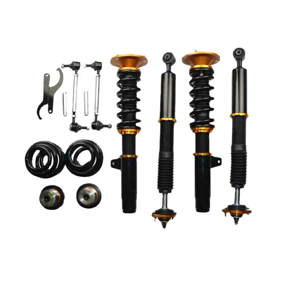 Coilovers Coilovers Spring Struts Racing Suspension Coilover Kit Shock Absorber For 01-05 BMW E46 330i/330Ci/330xi CN-E46(527)