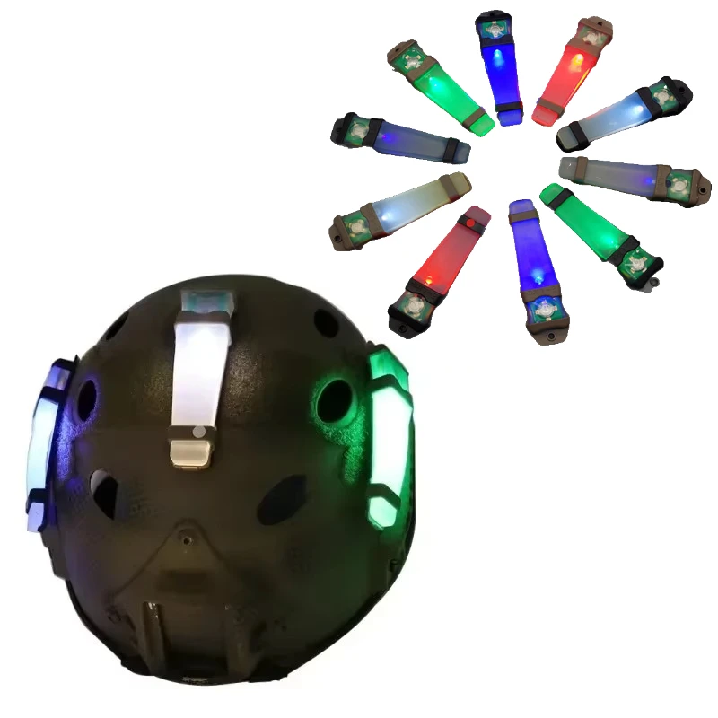 전술 헬멧 안전 신호등 방수 램프 이미지
