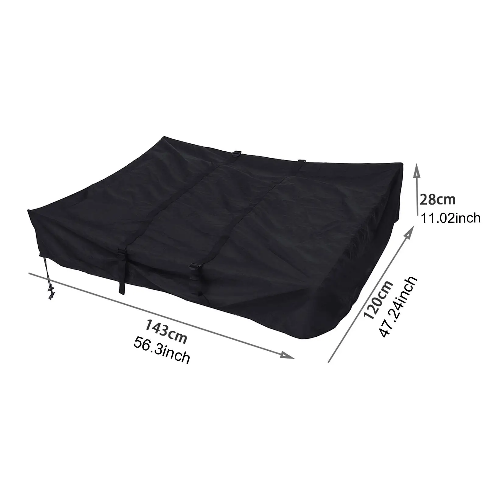 Car Roof Luggage Box Cover Sedan Men Indoor Outdoor Protection Portable Gift Dustproof Waterproof Car Roof Storage Cover