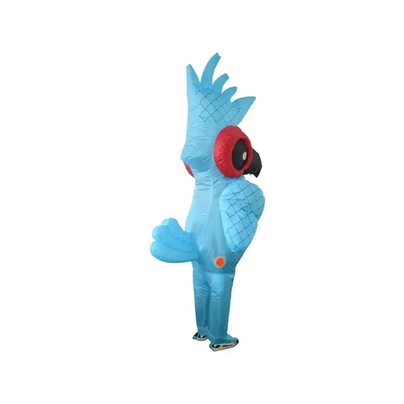Gonfiabile Rio Blue Cartoon Anime Costume Cosplay Pappagallo Vestiti Costumi per adulti Halloween Festa di Natale
