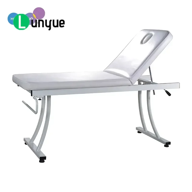 Portable Massage Bed Professional Iron Frame Adjustable Beauty Tattoo Table for Gym Basement Use Modern Direct