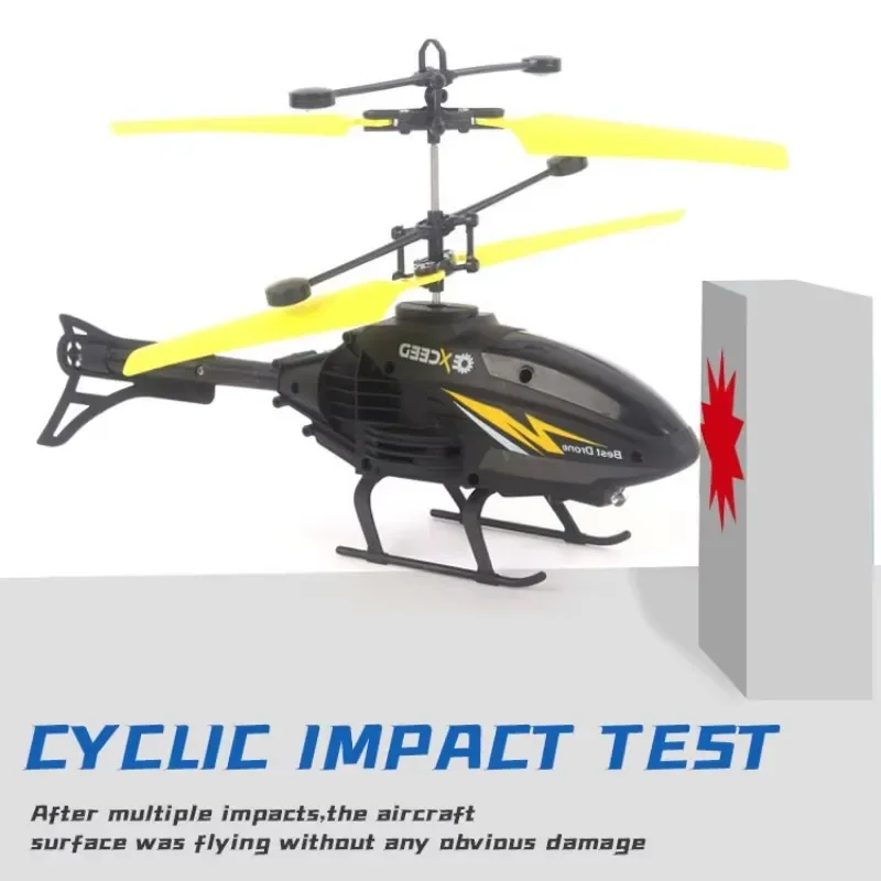 Watch Control Hand Rc Helicopter Infrared Induction 2.4G Radio Control Flying Toys Impact Resistant Helicopter with Lighting