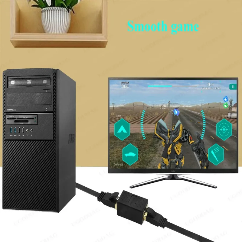 RJ45 Network Cable Coupler RJ45 Adapter Female to Female Ethernet Cable LAN Connector For Cat6 Cat5e in Line Ethernet Coupler