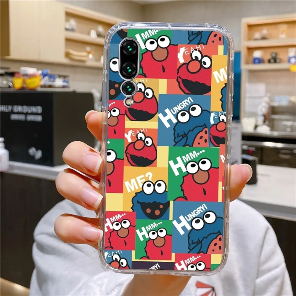 S-Sesame S-Street etui na telefon dla Xiaomi 11 Redmi Note 11 5G 8T 9A 9 10T Note8Pro Note 9 12SUltra przezroczyste etui