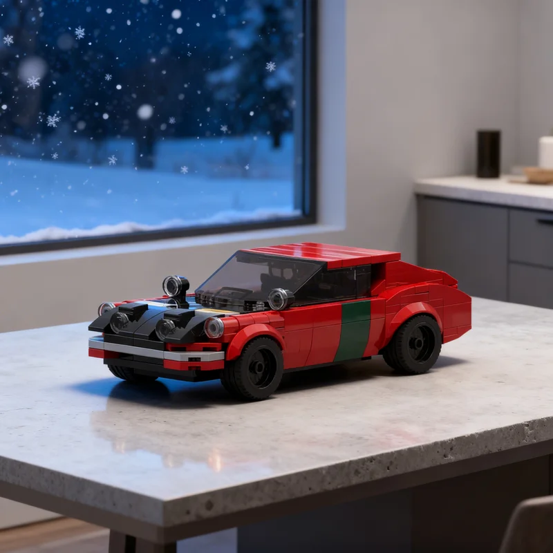 

218pcs MOC Nissan Fairlady 240Z Rally City Champions Model Building Blocks DIY Gift Creative Collectible Display Decor Premium