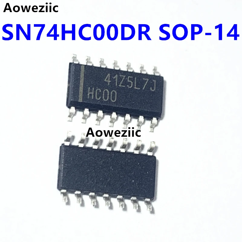 SN74HC00DR SOP-14 SMT screen printing HC00 four way 2-input positive NAND gate chip original