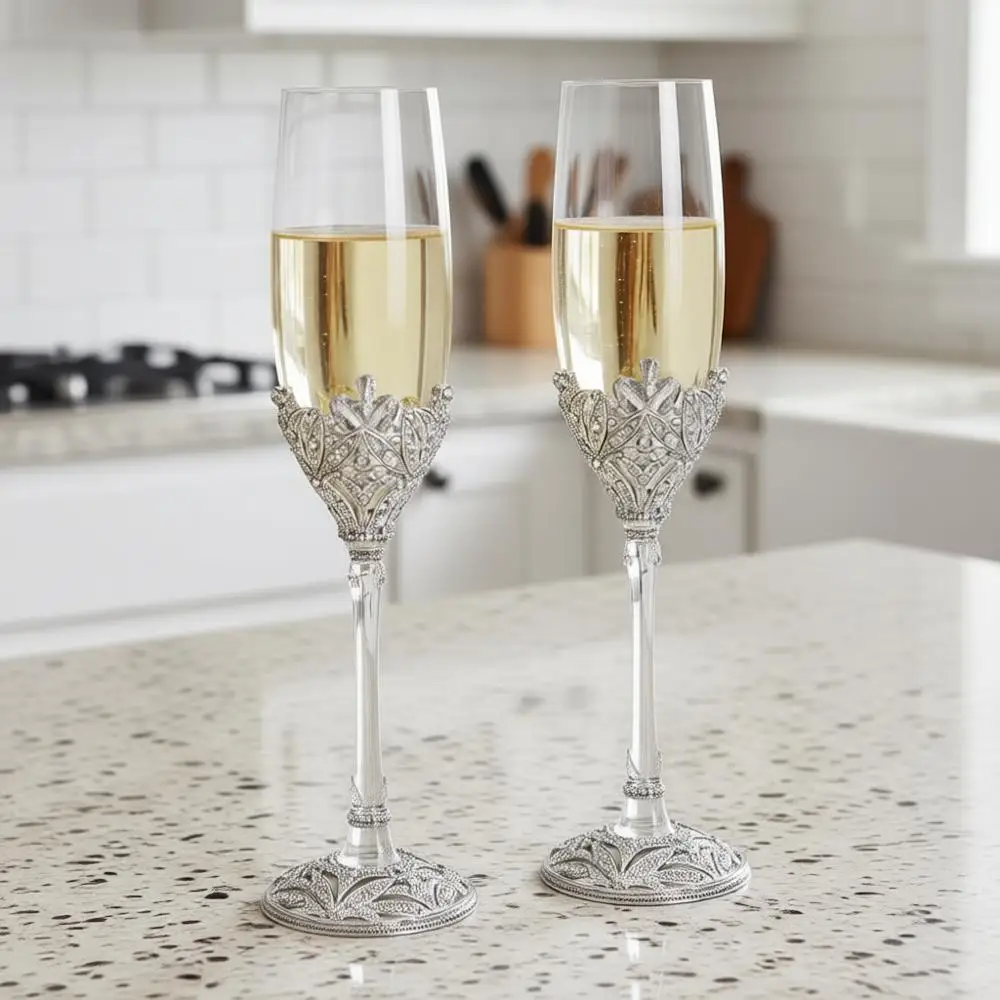 

Бокалы для свадебных тостов, для помолвки, для девичника и подарков на регистрацию брака, подарки для жениха и невесты, 200 мл