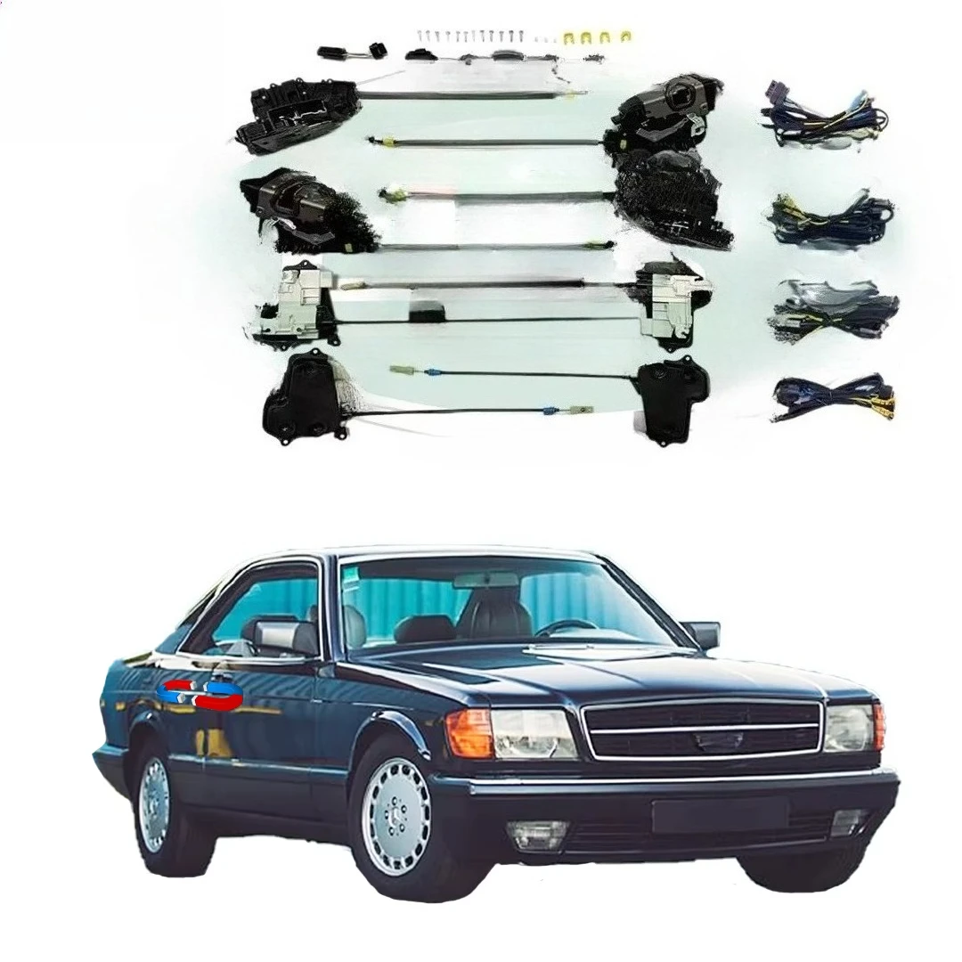 

Embedded Plug&Play Auto Power Lock Electric Suction Door System Retrofit Kits for for Old Benz Car Door Magnet Soft Close