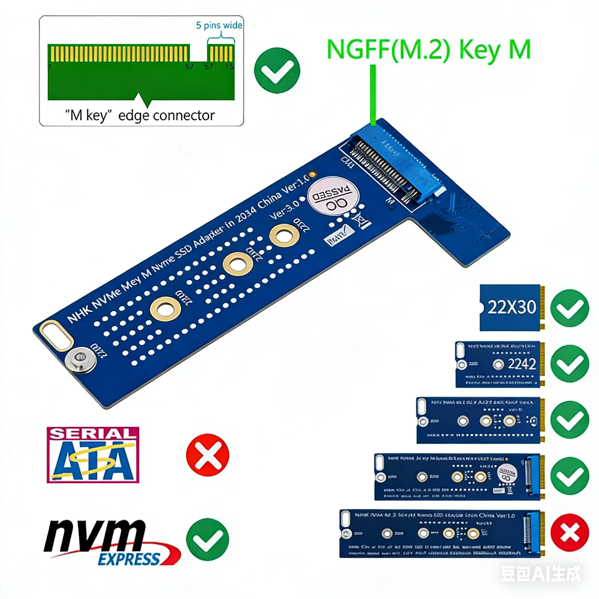 M key NVMe M2 SSD to For Apply Mac Mini 2014 A1347 MEGEN2 MEGEM2 MEGEQ2 Adapter Raiser PCI express NGFF 760P 600P Riser Card