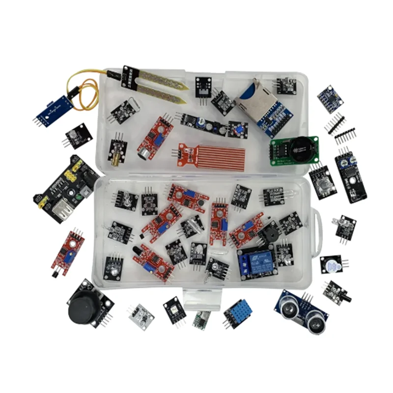 45 in 1 Sensors Modules Starter Kit for arduino, better than 37in1 sensor kit 37 in 1 Sensor Kit whit box