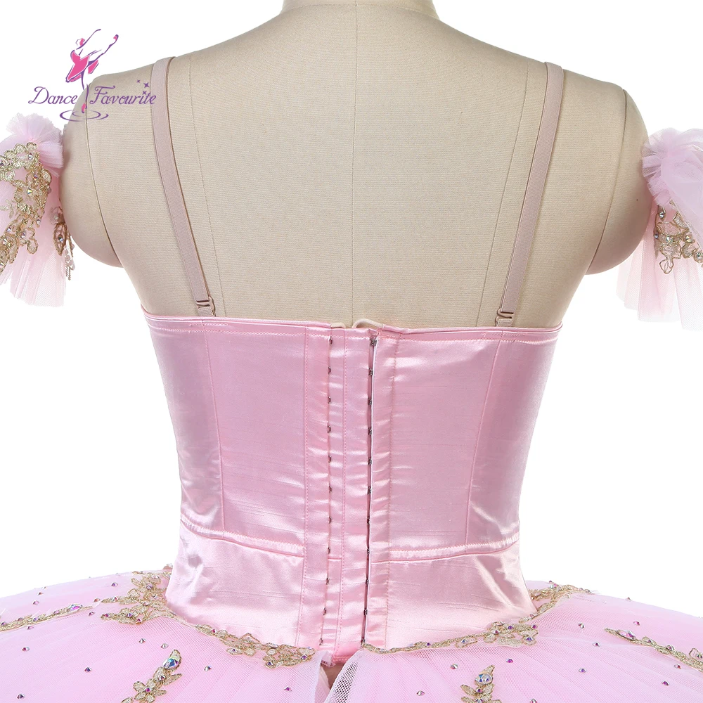 B25008 Różowy Profesjonalny Tutu Szyty na Miarę Baletowy Tutu Wariacja Śpiącej Królewny