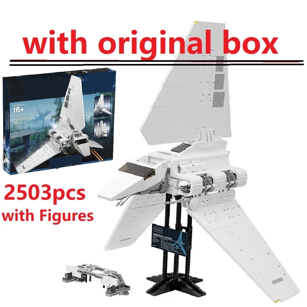 The Imperial Shuttle Model importer décennie ks Jouets pour enfants, Compatible avec 10212, Cadeau de Noël et d'anniversaire, Boîte d'origine