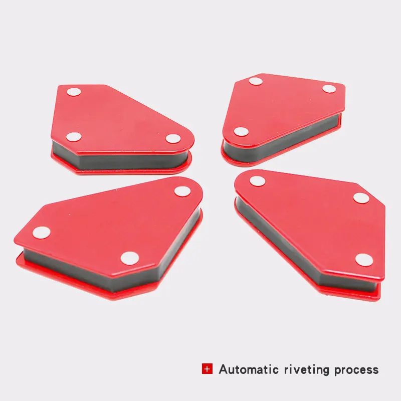 4 قطعة لحام المغناطيس حامل مغناطيسي 45/90/135 درجة 9LB السهم المشبك المشبك المغناطيسي لأدوات تحديد المواقع لحام